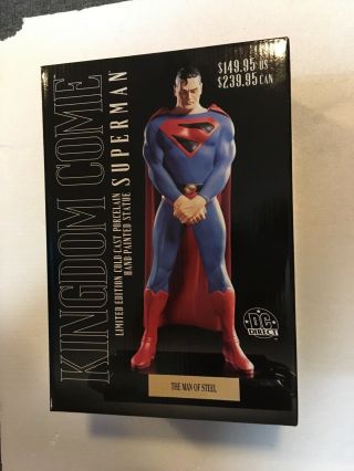Dc 2001 Man Of Steel Direct Superman Alex Ross Kingdom Come Statue 142/3000 Mib