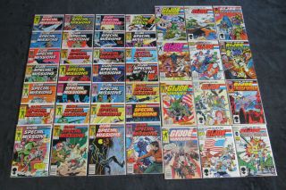 Gi Joe Special Missions 1 - 28 Yearbook 1 - 4 Order Of Battle 1 - 4 Transformers 155