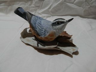 Lenox Porcelain Red - Breasted Nuthatch Great Piece