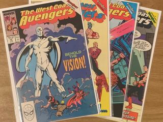 West Coast Avengers 42 43 44 45 Visionquest Complete 1st White Vision