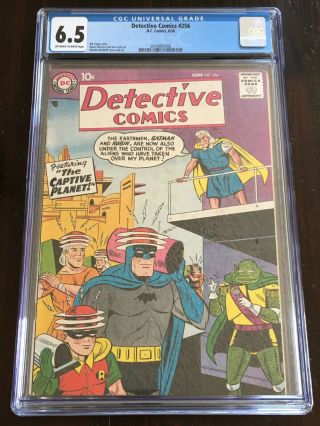 Detective Comics 256 Cgc 6.  5 Ow - W 1958 Bill Finger Batman Robin Captive Planet