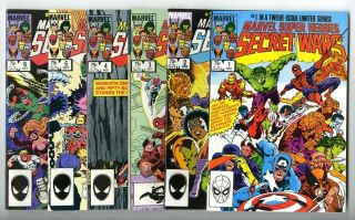 Marvel Heroes Secret Wars (1984) 1 - 12 Complete Set Avg Vf Marvel Comics