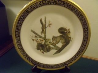 Lenox Boehm Annual Limited Issue Squirrels Woodland Wildlife Plate 1979