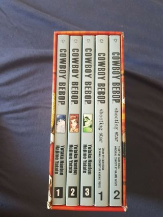 Rare Cowboy Bebop Tokyopop Complete Box Set 1 - 3 And 1 - 2 Shooting Star Manga
