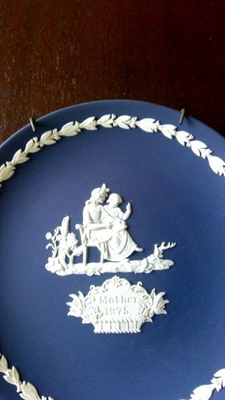 Vintage Wedgwood Dark Blue Jasperware Mother 