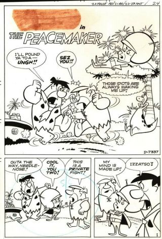 Complete 6 Page Flintstones 6 Page Story
