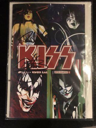 Kiss Comic.  Signed By Gene Simmons & Paul Stanley -.  Rare