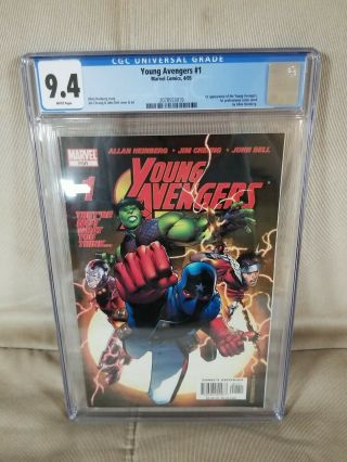 2005 Marvel Young Avengers 1 Cgc 9.  4 1st Appearance Kate Bishop Rare Hot Key