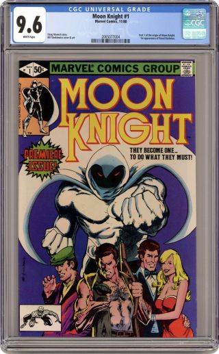 Moon Knight 1 Cgc 9.  6 1980 2065077004