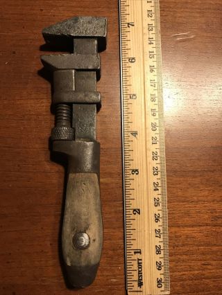 Vintage Adjustable Wrench 6 1/2” Coes Wrench Co.  Worcester Mass.  Usa