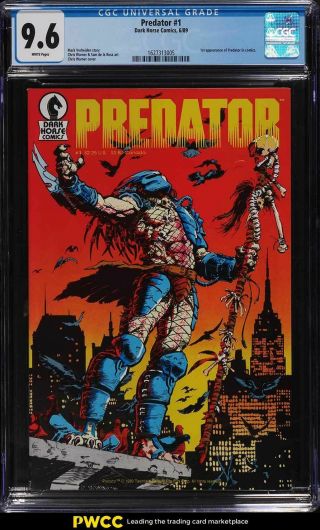 1989 Dark Horse Comics Predator 1 1st Appearance Of Predator In Comics Cgc 9.  6