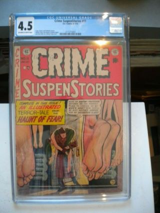 Crime Suspenstories 11 Cgc 4.  5 (ec Comics)