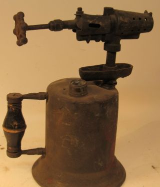 Vintage Clayton Lambert Plumbers Gasoline Torch - It Is Missing The Filler Cap