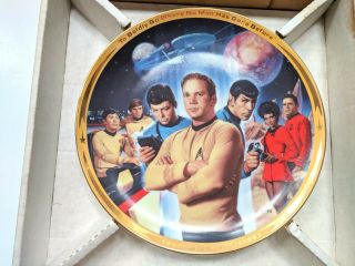 Star Trek 25th Anniversary 1991 Collector Plate Thomas Blackshear Ii