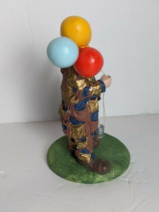 Stanton Arts Emmett Kelly Jr Clown Figurine “Balloons For Sale” 1995 W/box 2