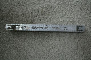Vintage General 6 Foot Aluminum Folding Ruler