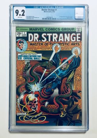 Dr.  Strange 1,  (jun 1974),  1st Appearance Silver Dagger,  Cgc Graded 9.  2,  Nm
