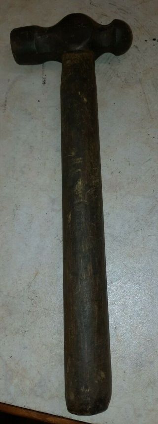 Vintage Stanley Ball Pein Hammer Old Tool 11 Inches