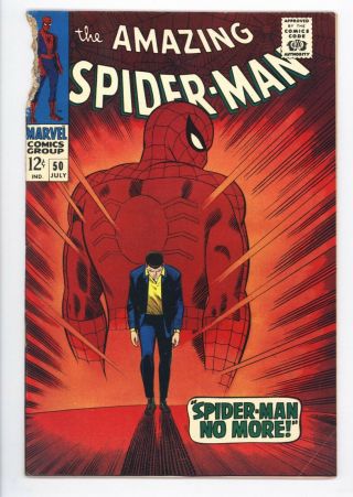 Spider - Man 50 Vol 1 Looking Book 1st App Of The Kingpin