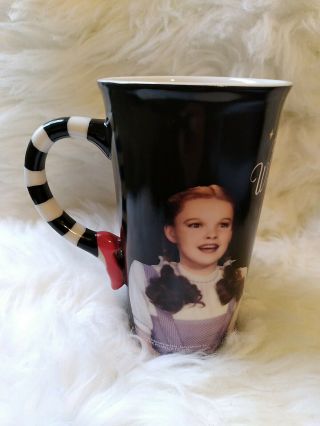 Wizard Of Oz Porcelain Coffee Tea Cup Black Ruby Slippers 6 " Tall Pre Owned