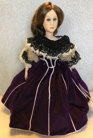 Smithsonian First Ladies By Suzanne Gibson 1001 Mary Todd Lincoln Doll W/stand