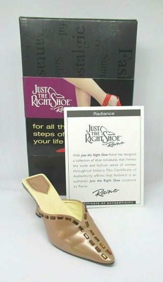 Just The Right Shoe Fall Radiance 2002 By Raine Willitts Designs W/box