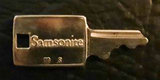 Vintage Samsonite Luggage Suitcase Key 70 S