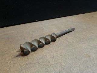Late 1800s - Early 1900s The James Swan Co.  Auger Bit Brace Drill Bit No.  10