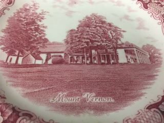 Crown Ducal Mount Vernon George Washington Bicentenary Memorial Plate 1932 2