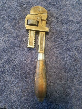 Oswego Tool Co.  Stillson Wrench 10 " Made In The U.  S.  A
