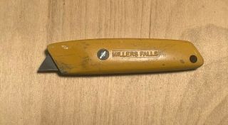 Vintage Millers Falls Utility Knife With Blades