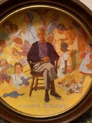 1979 Norman Rockwell Remembered Collectible 10.  5 