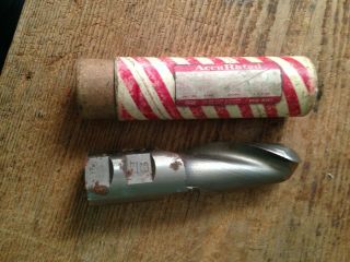 Vintage Union Hs - Gb End Mill 1 1/4 Single End In Tube 51