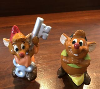 Disney Cinderella Jaq And Gus Salt & Pepper Set Shakers