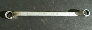 Vintage Billings Life - Time Offset Box End Wrench 7/16 " X 3/8 " L8723 U.  S.  A.