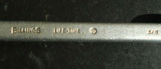 Vintage Billings Life - Time Offset Box End Wrench 7/16 