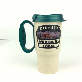 Disney’s Wilderness Lodge Mickey Mouse Plastic Travel Coffee Mug Tumbler