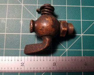 Vintage Brass Petcock Steampunk Or Hit And Miss 1/8 Npt