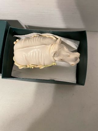 Harmony Kingdom Rhinoceros Figurine Resin Trinket Box w/Original Box 3