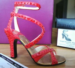 Just The Right Shoe - Tango Passion Ruby Red,  Limited Artist 