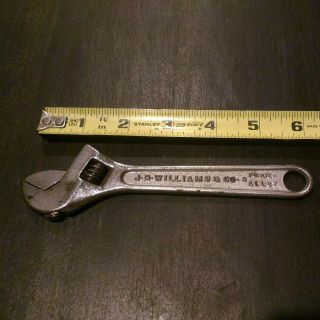 Vintage J.  H.  Williams Superjustable 6 Inch Adjustable Wrench Made In Usa