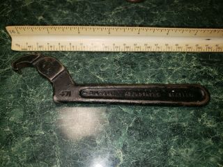 Vintage J.  H.  Williams Co.  Adjustable Spanner Wrench Tool No.  471 Usa 3/4 - 2inch