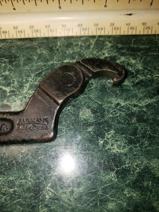 Vintage J.  H.  Williams Co.  Adjustable Spanner Wrench Tool No.  471 USA 3/4 - 2inch 3