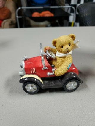 Cherished Teddies Roger You Set My Heart In Motion Race Car Retired 2001