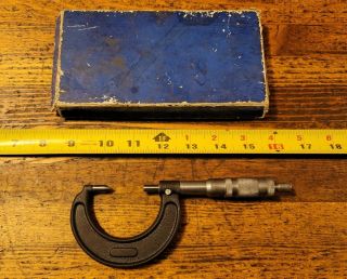Machinist Tools Point Micrometer W/ Indicator Precision Gauge Central ☆usa