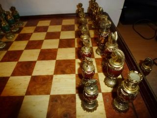 THE IMPERIAL JEWELLED CHESS SET HOUSE OF FABERGE 24 KARAT GOLD ACCENTS 3