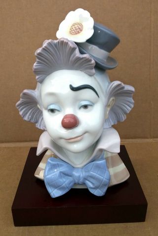 Lladro Star Struck Clown Head Figurine 5610