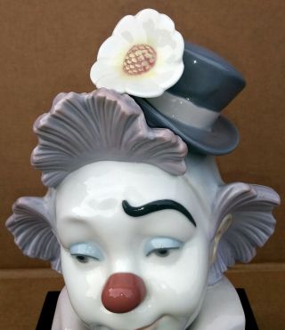 Lladro Star Struck Clown Head Figurine 5610 2