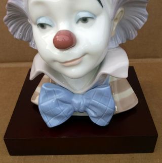 Lladro Star Struck Clown Head Figurine 5610 3