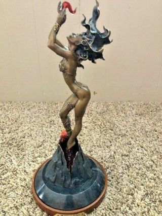 Mistress Of Fire By Boris Bronze Statue